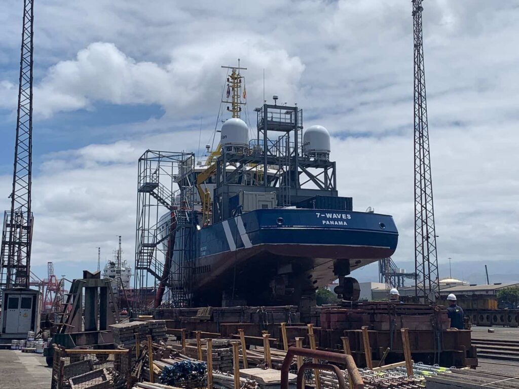 7-Waves survey vessel; Source: N-Sea
