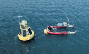 OPT AUV charging PowerBuoy remote wave energy