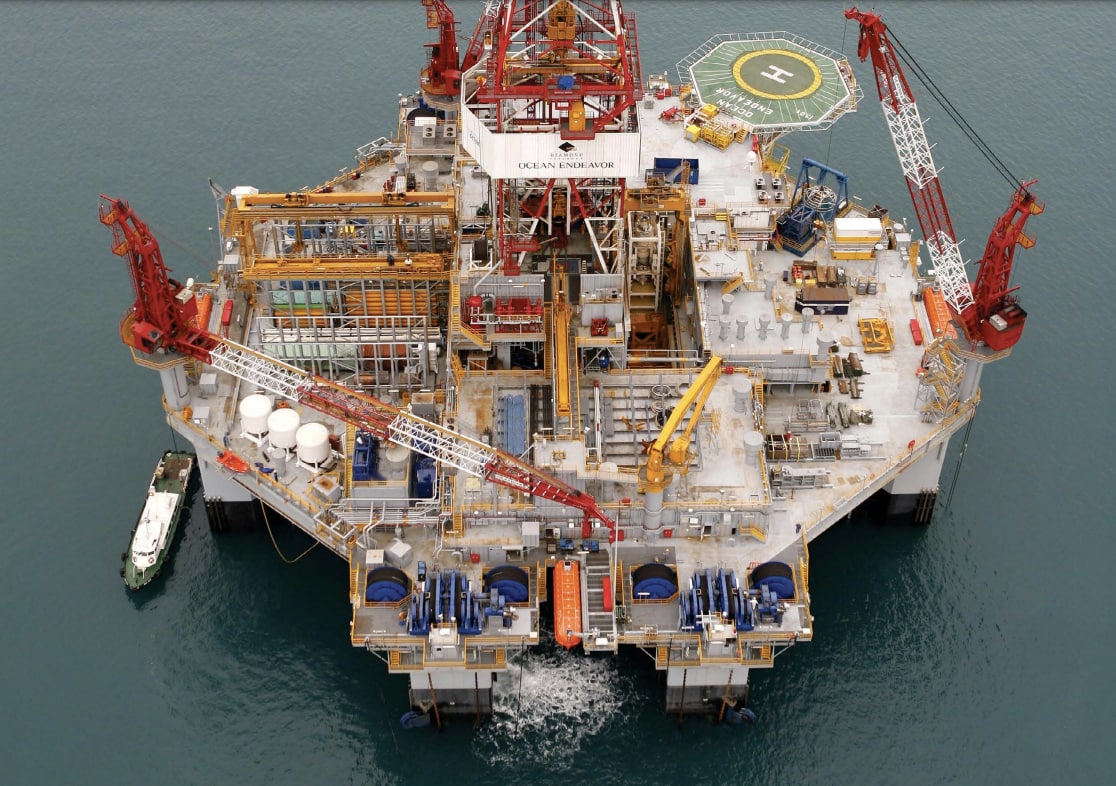 Ocean Endeavor rig; Source: Diamond Offshore