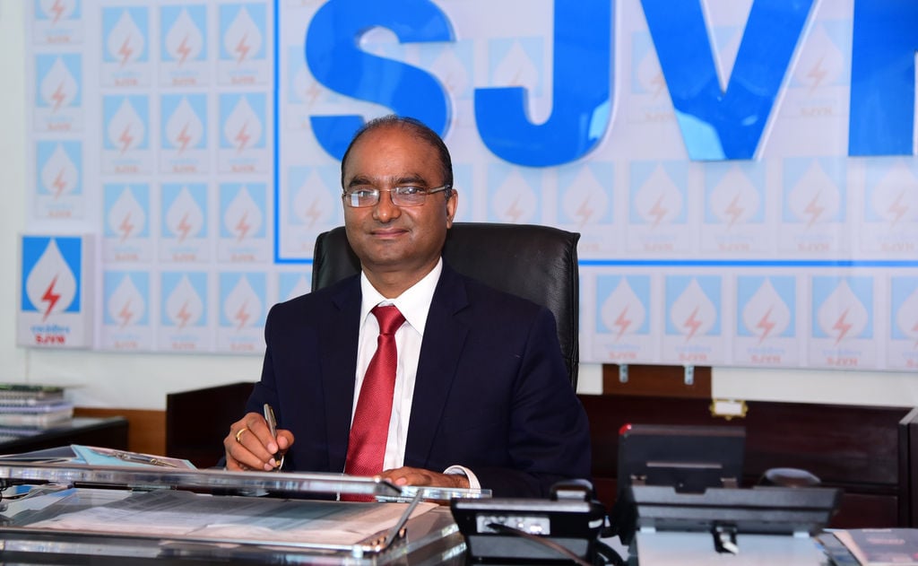 Nand Lal Sharma, chairman and managing director of SJVN (Courtesy of SJVN)
