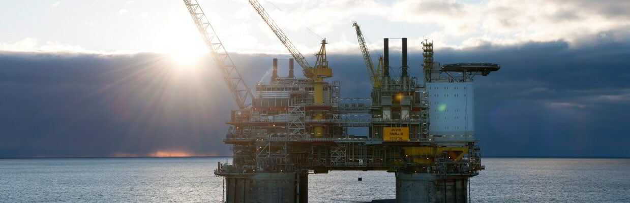 Troll B platform; Credit: Øyvind Hagen/Equinor