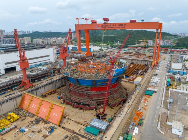 Main hull structure of FPSO Haiyang Shiyou 122; Source: China Media Group