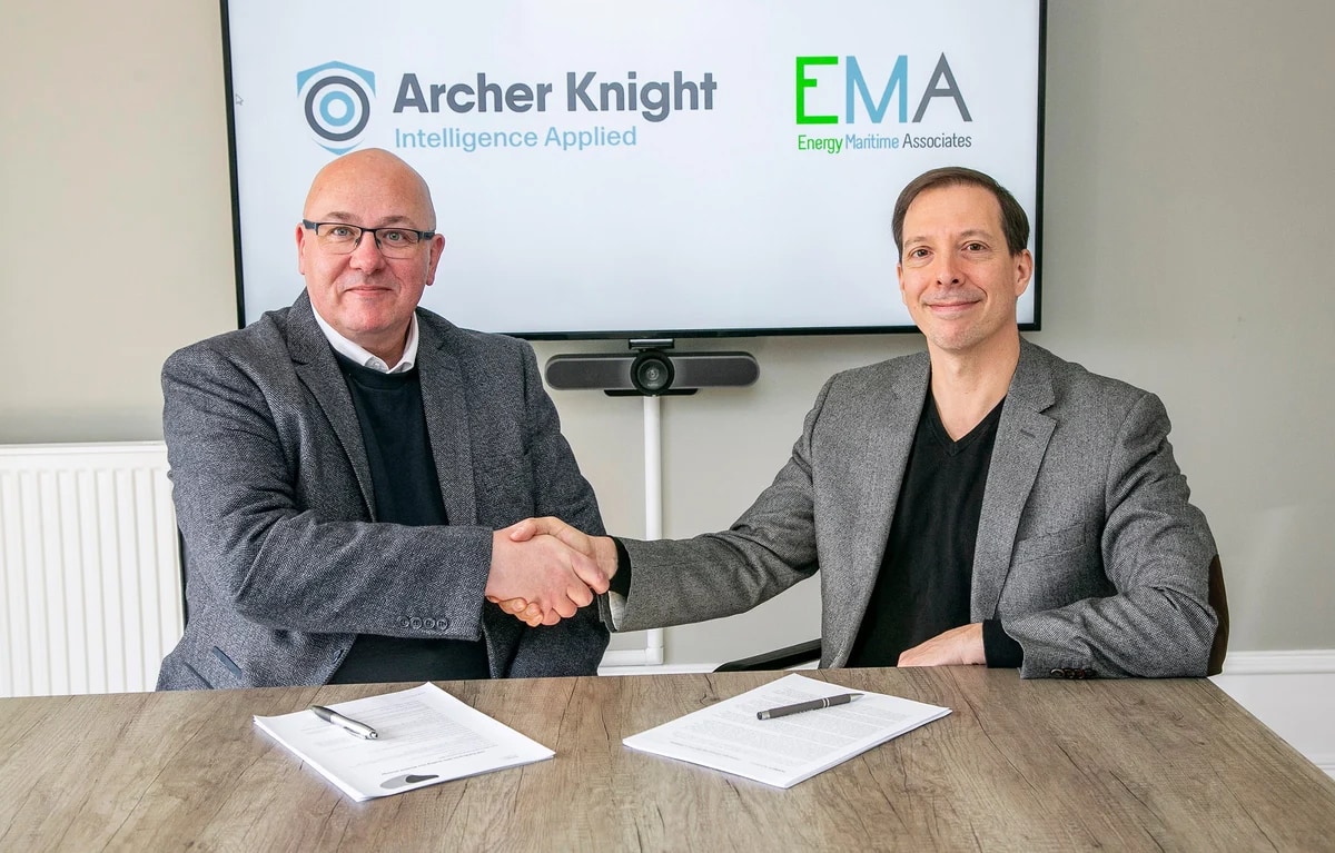 David Sheret (Archer Knight) and David Boggs (Energy Maritime Associates); Source: Archer Knight