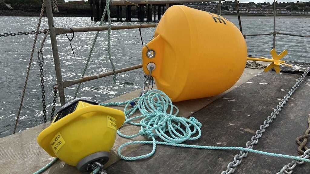 META's Sofar Spotter buoy (Courtesy of META)