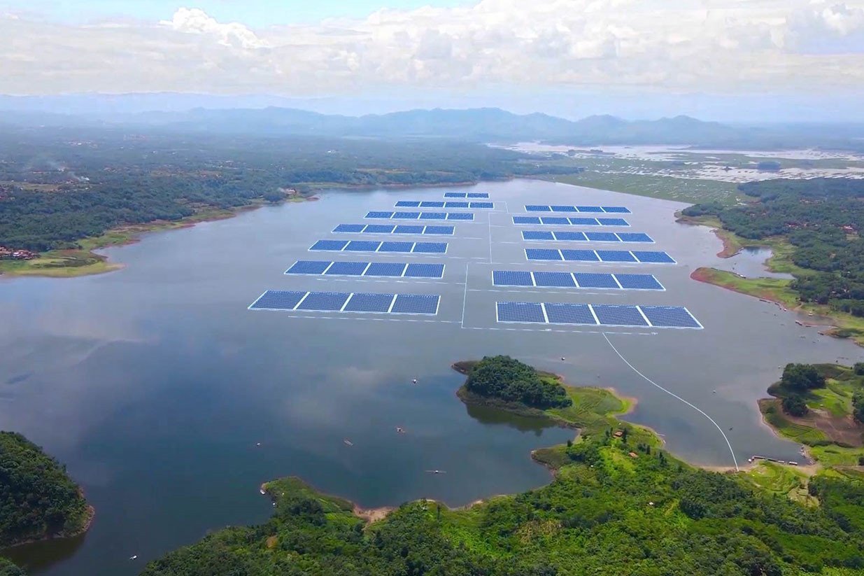 Cirata floating solar plant in Indonesia (Courtesy of Masdar)