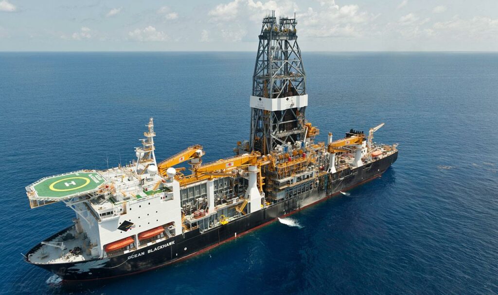 Ocean BlackHawk drillship; Source: Diamond Offshore