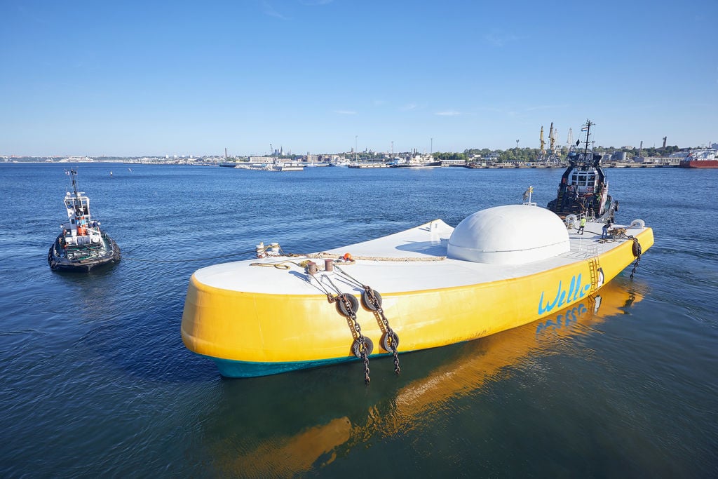 Wello's Penguin wave energy device (Courtesy of Wello)