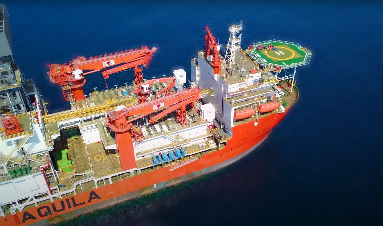 Deepwater Aquila (ex-West Aquila) drillship; Source: DSME