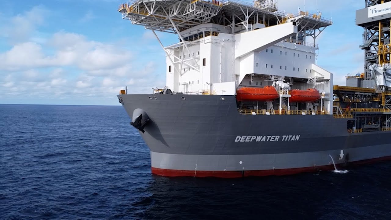 Deepwater Titan drillship; Source: Transocean