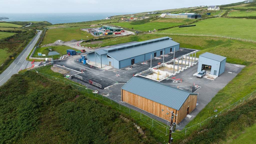 An aerial shot of the Morlais site (Courtesy of Menter Mon)