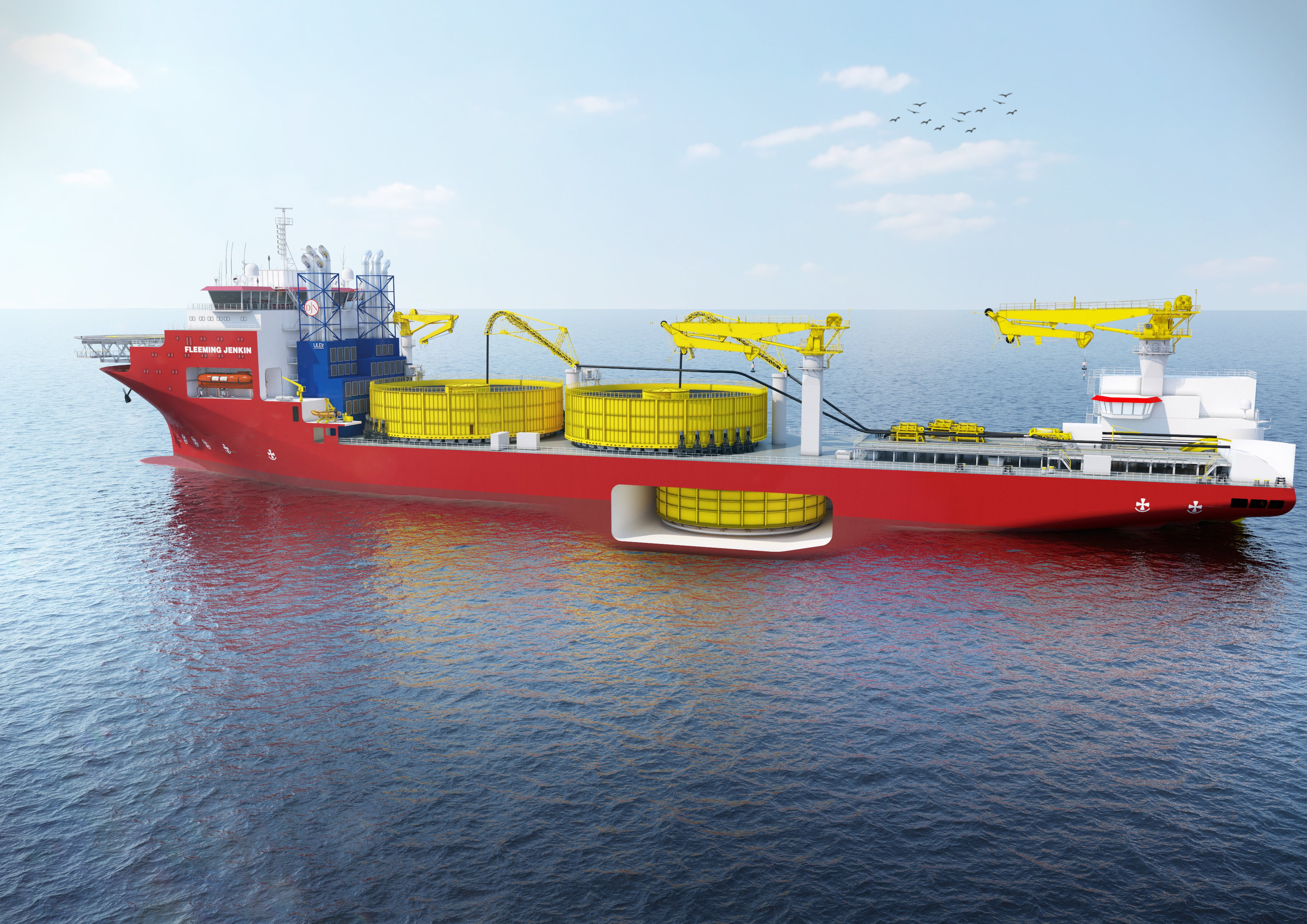 Jan De Nul orders world's largest cable-laying vessel from China