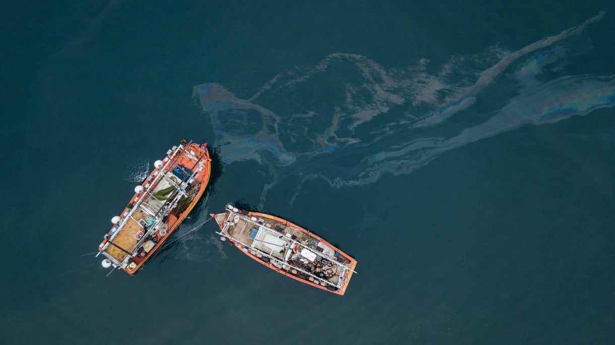 Oil spill (for illustration purposes); Source: Vissim