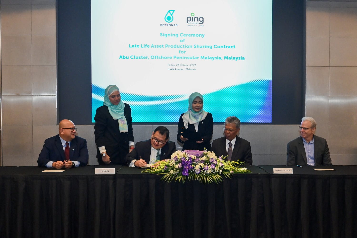 PSC signing event; Source: Petronas