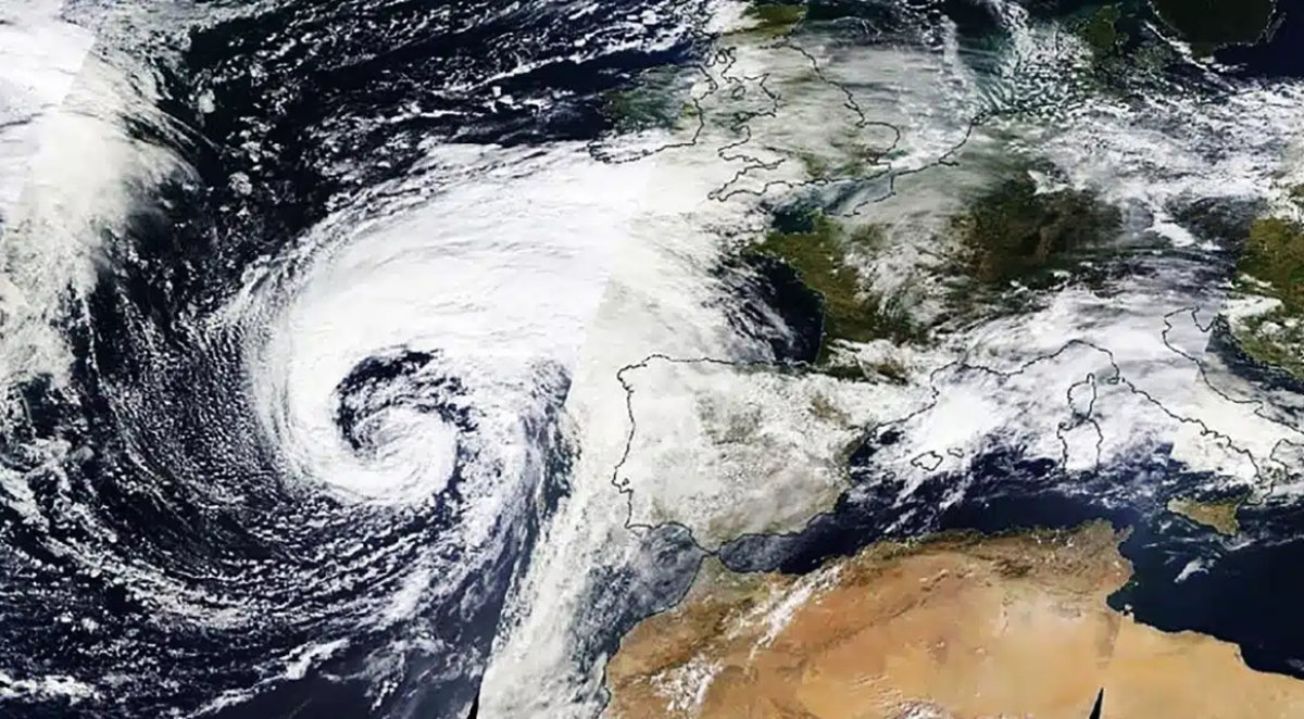 Storms approaching Portugal (Courtesy of CorPower Ocean)