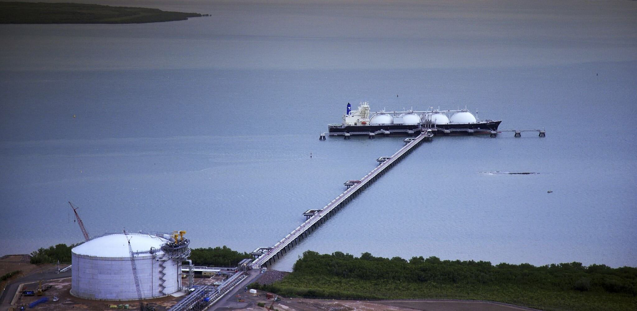 Darwin LNG terminal; Courtesy of Santos