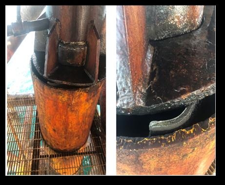 Part of casing protruding out of well drive-pipe; Source: BSEE