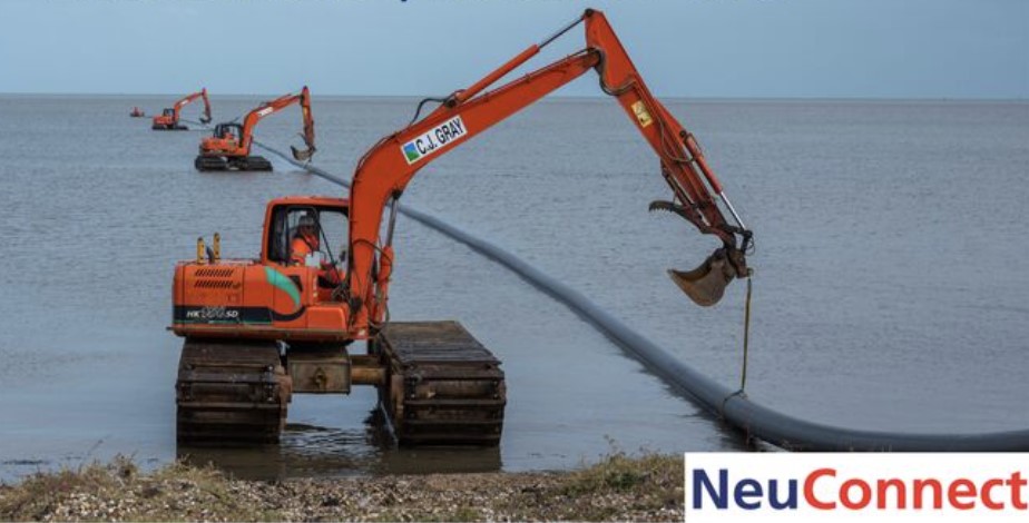 Construction milestone at NeuConnect as UK and Germany set up energy and climate partnership