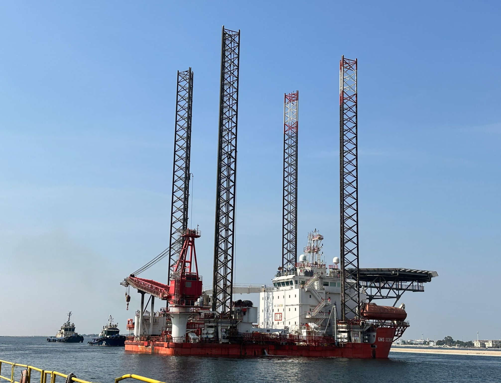 GMS Scirocco jack-up barge; Source: Ocean Oilfield