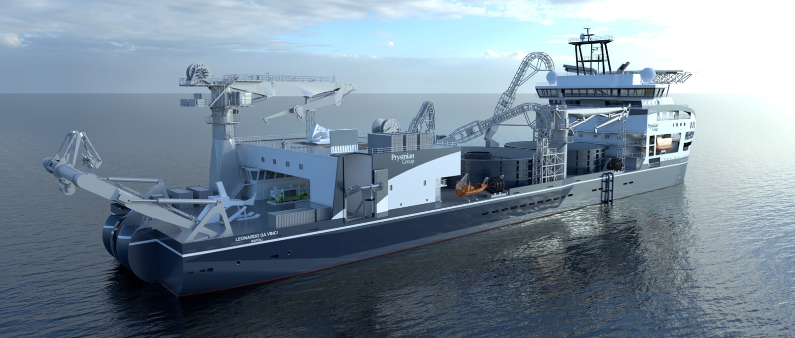 Prysmian's Leonardo da Vinci cable laying vessel; Source: Prysmian