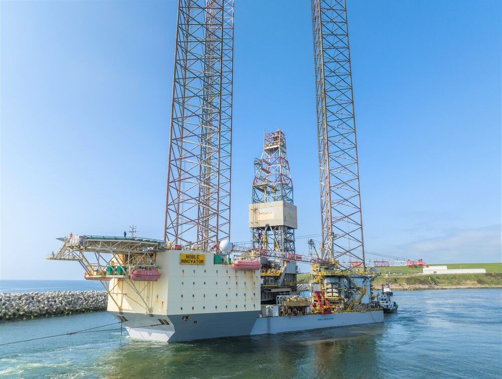 Noble Innovator jack-up rig; Source: Noble Corporation