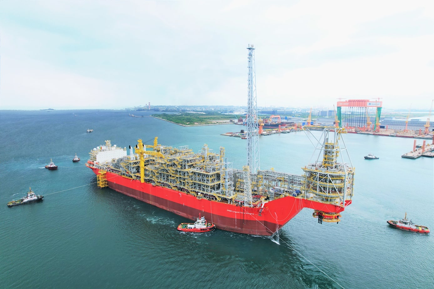 Delivery of FPSO Léopold Sédar Senghor, Senegal’s first FPSO, to MODEC and Woodside; Source: Seatrium