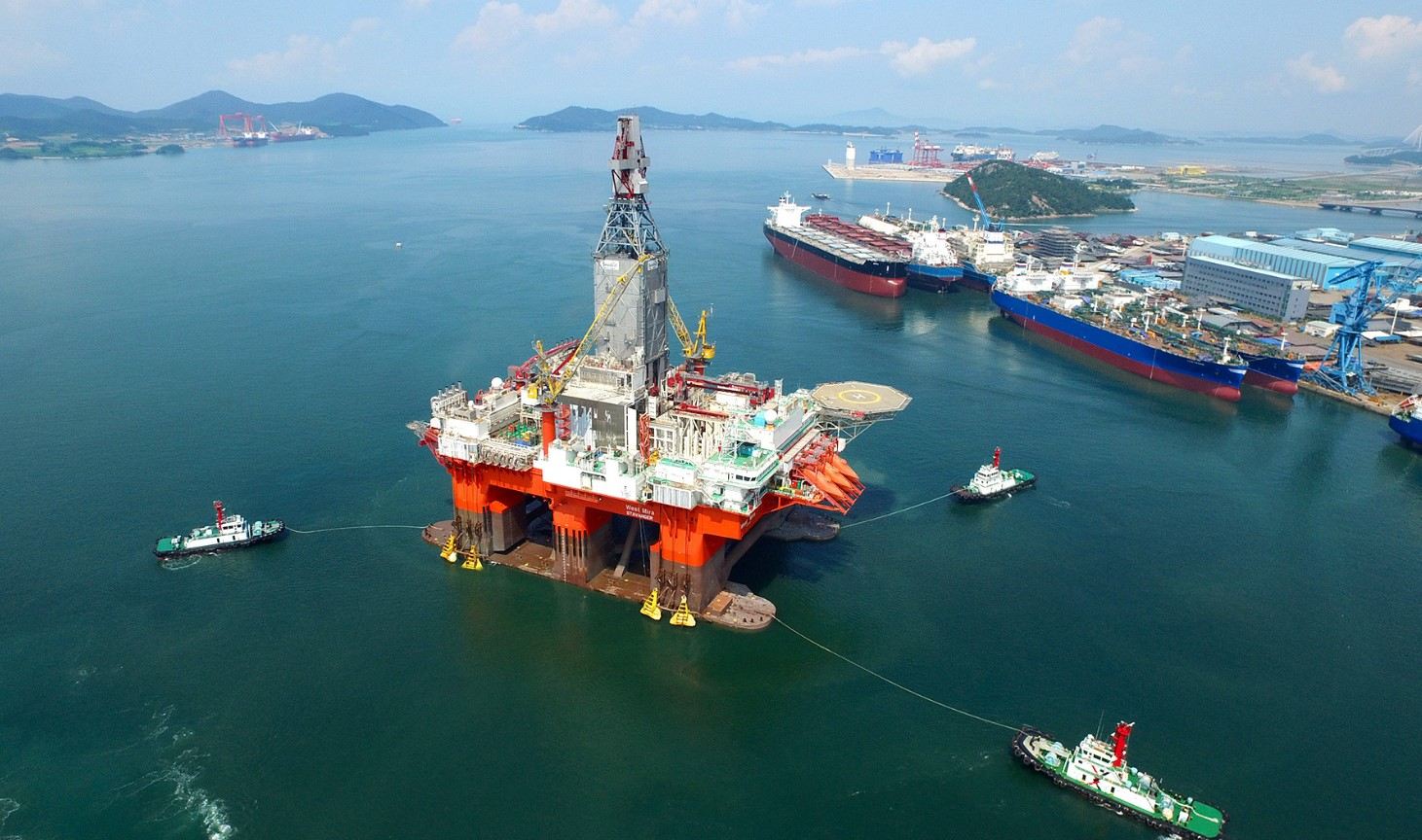 Deepsea Mira (former West Mira) semi-sub rig; Credit: Seadrill