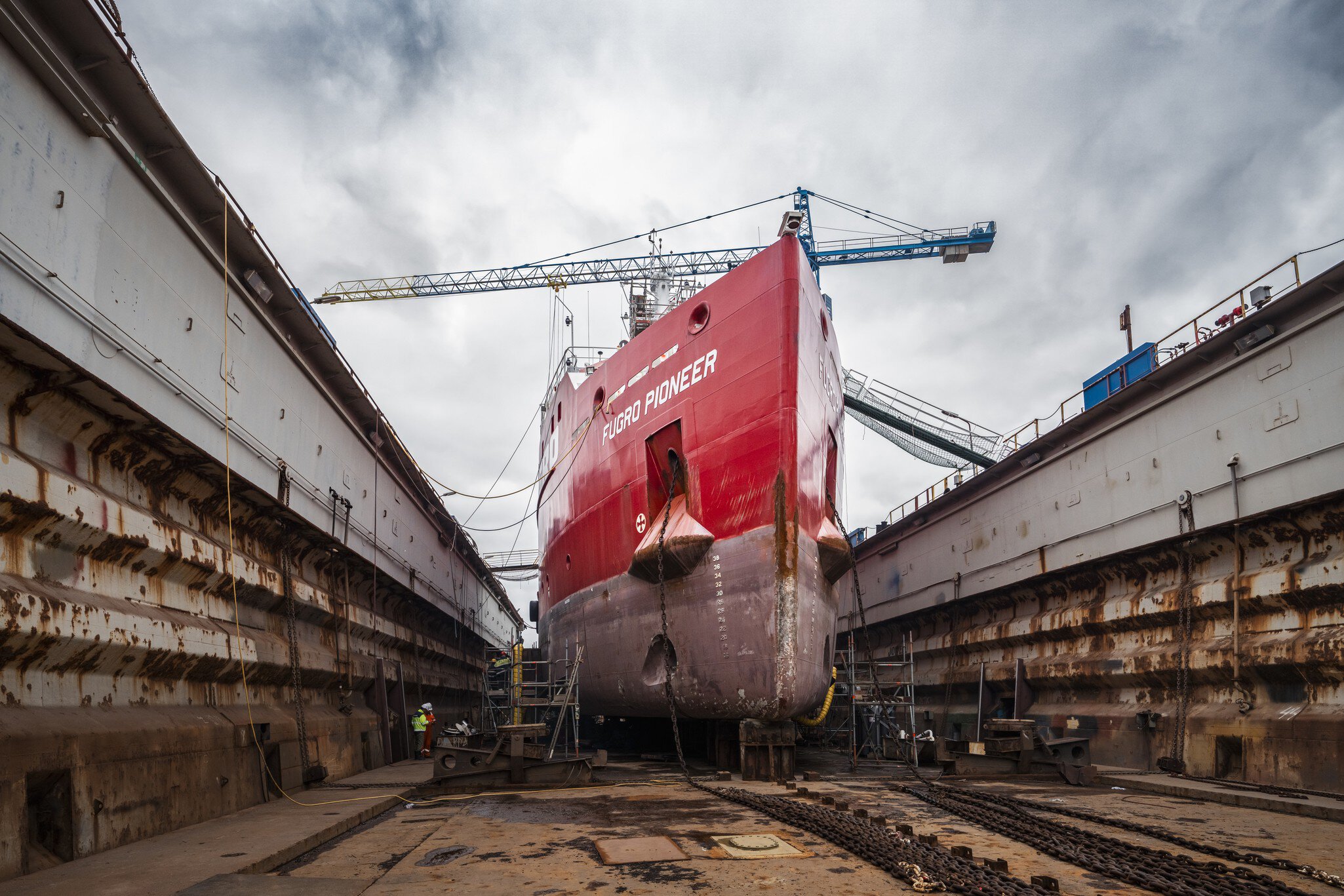 Fugro vessel ready to be equipped with methanol engines