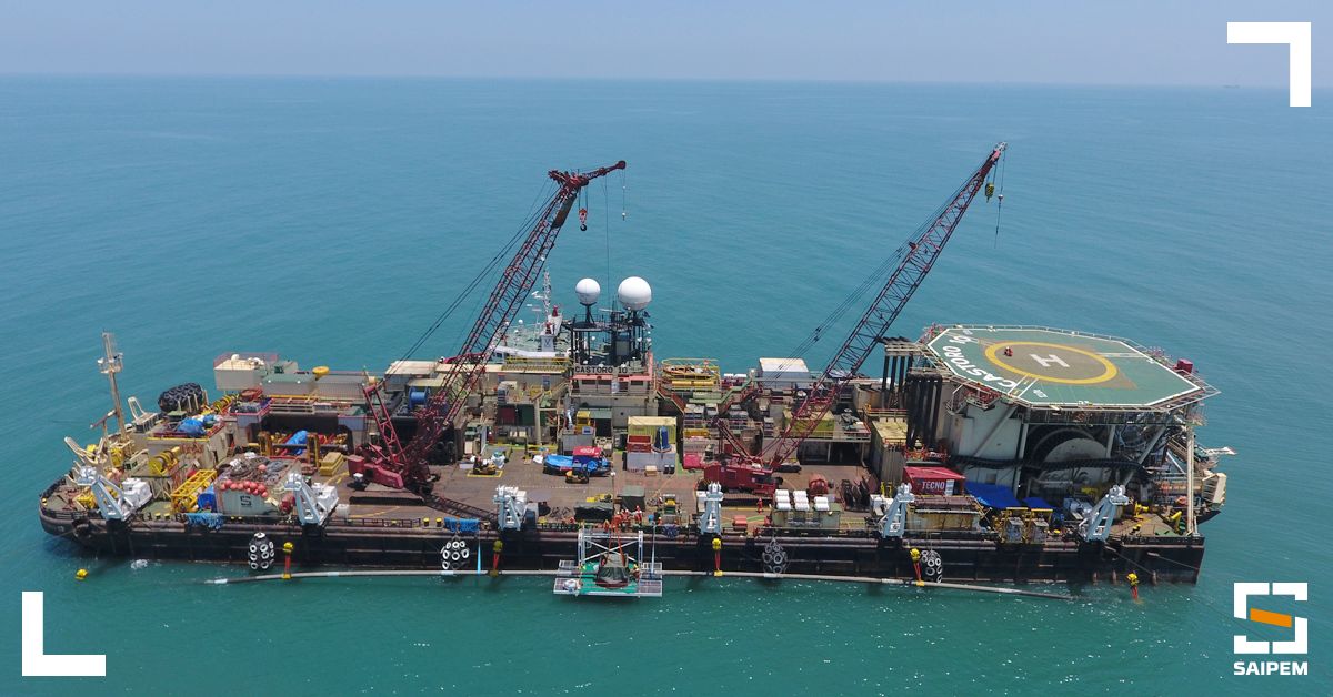 Castoro 10 pipelaying vessel; Source: Saipem