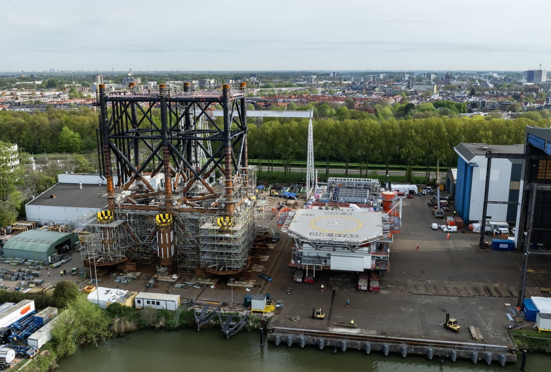 N05-A topside; Source: HSM Offshore Energy