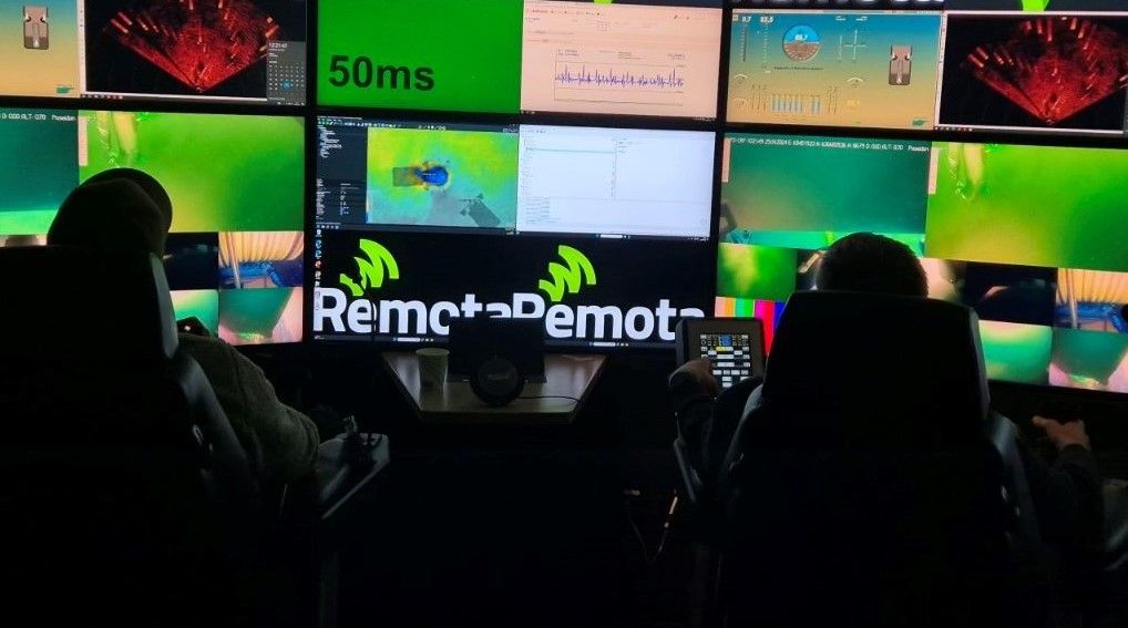 DeepOcean performs first-ever subsea dredging operations remotely from shore