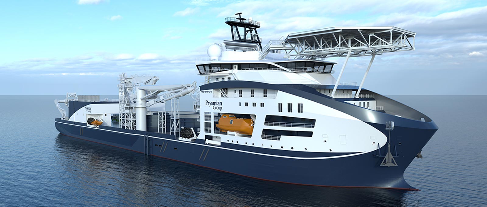 Prysmian's Leonardo da Vinci cable laying vessel; Source: Prysmian