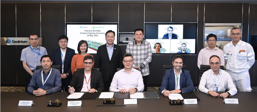 Seatrium Group signs ground-breaking P-84 and P-85 contracts with Petrobras; Source: Seatrium