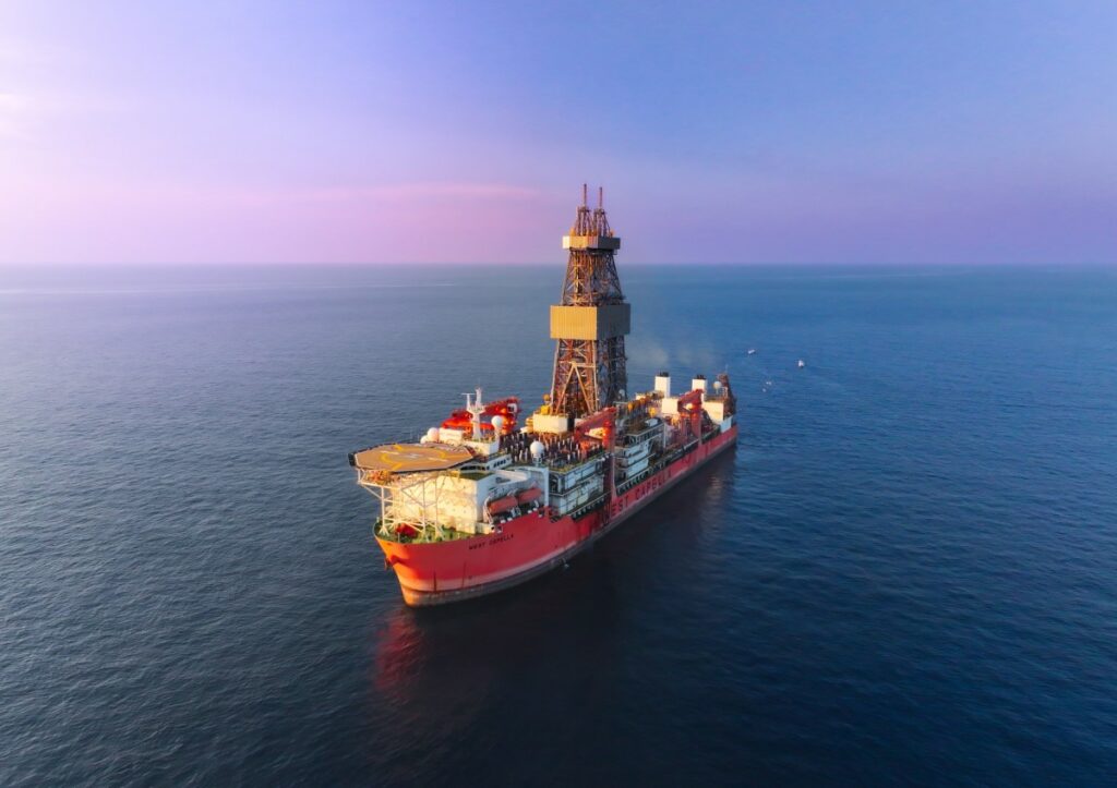West Capella drillship; Source: Mubadala Energy