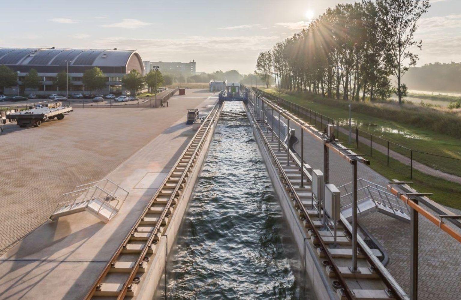Weco preparing for testing in the Delta Flume at Deltares