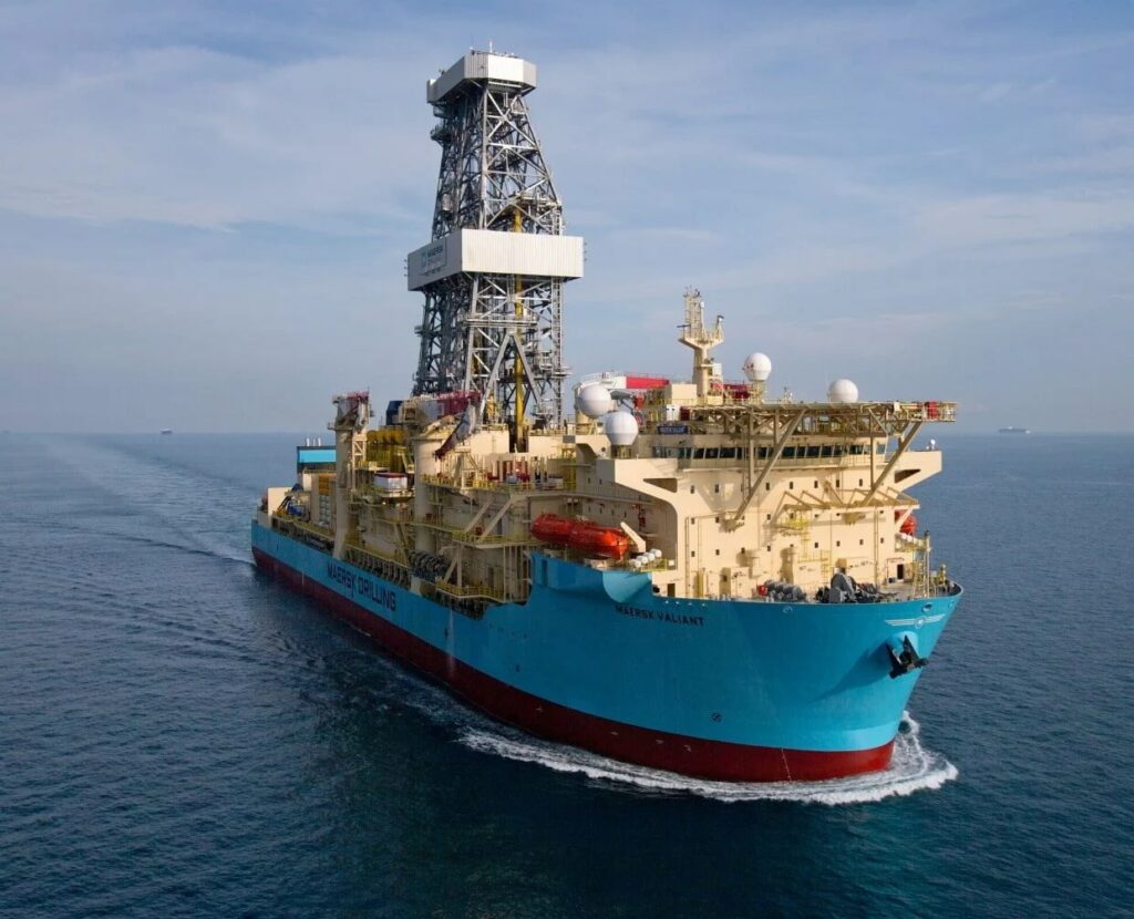 The appraisal drilling at Block 58 was done with the Maersk Valiant (now called Noble Valiant) drillship; Source: Noble Corporation