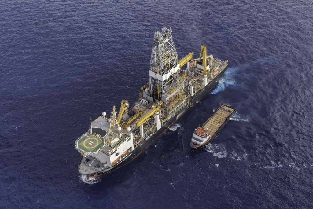 Ocean BlackRhino drillship; Source: Diamond Offshore