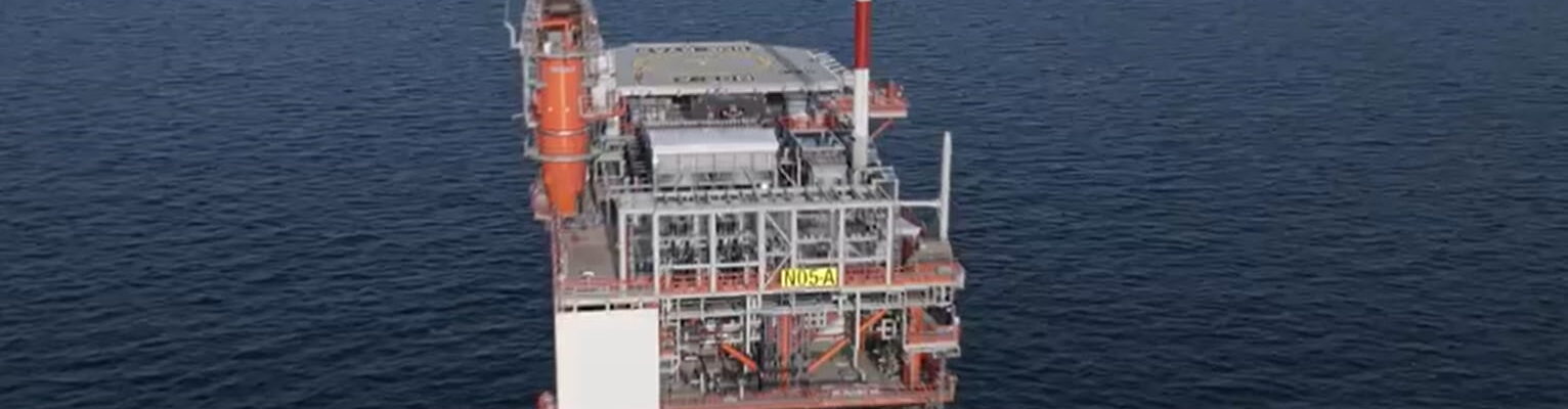 N05-A platform in the North Sea; Source: One-Dyas