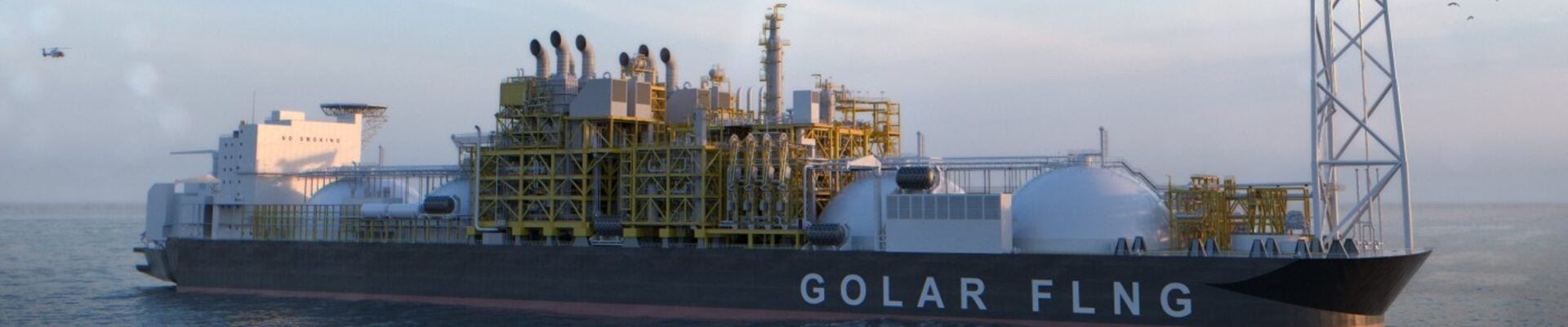 FLNG MKII design with 3.5 mtpa; Source: Golar LNG