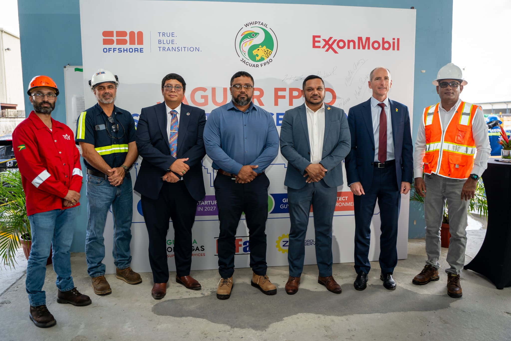 Steel strike ceremony for FPSO Jaguar; Source: SBM Offshore