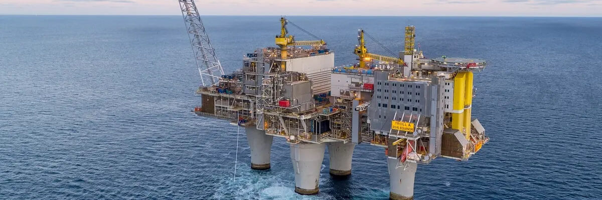 Troll A platform; Source: Jan Arne Wold/Elisabeth Sahl - Equinor