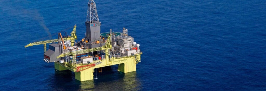 An offshore rig