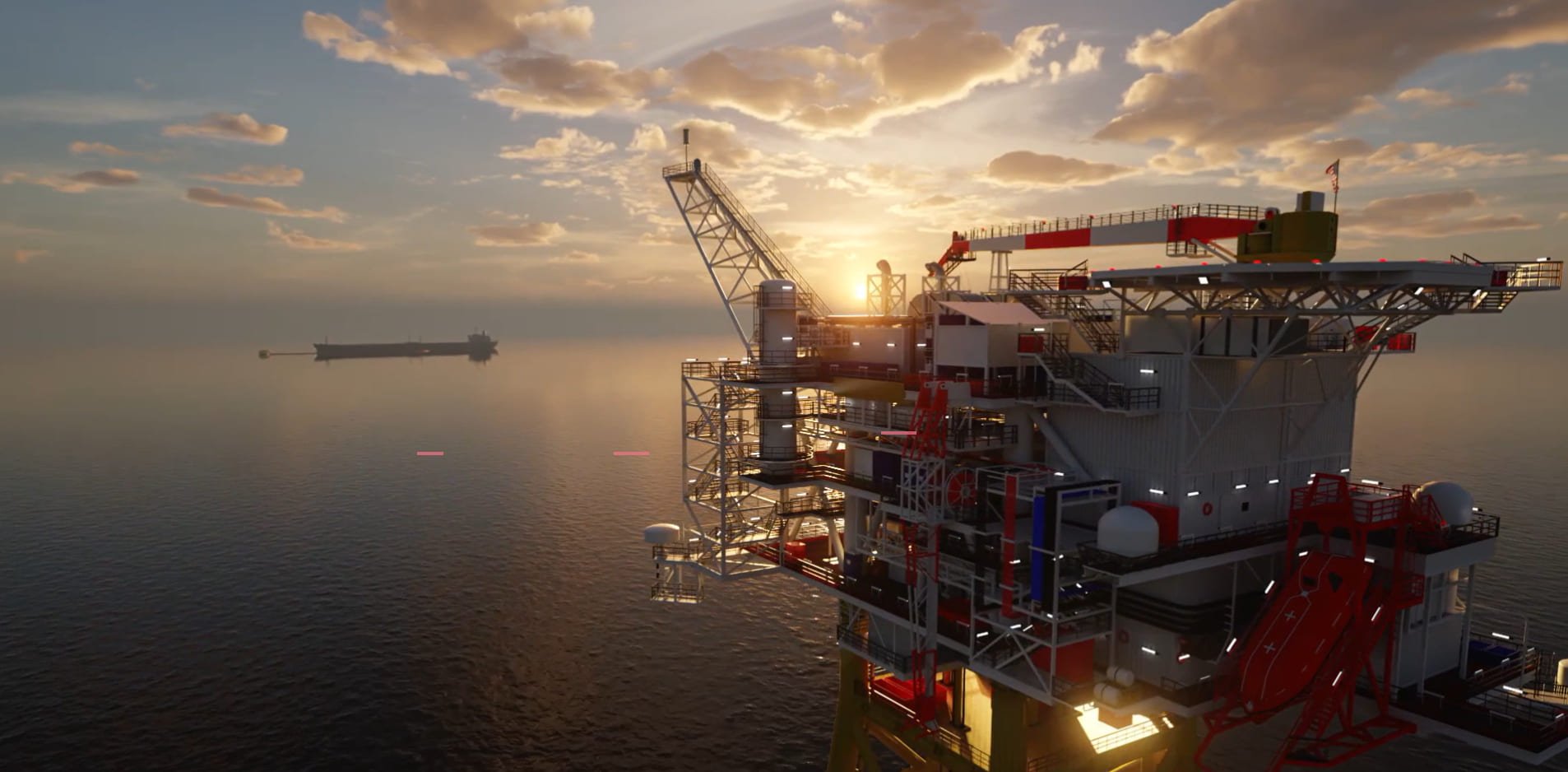 Texas GulfLink deepwater crude oil export terminal; Source: Sentinel Texas GulfLink