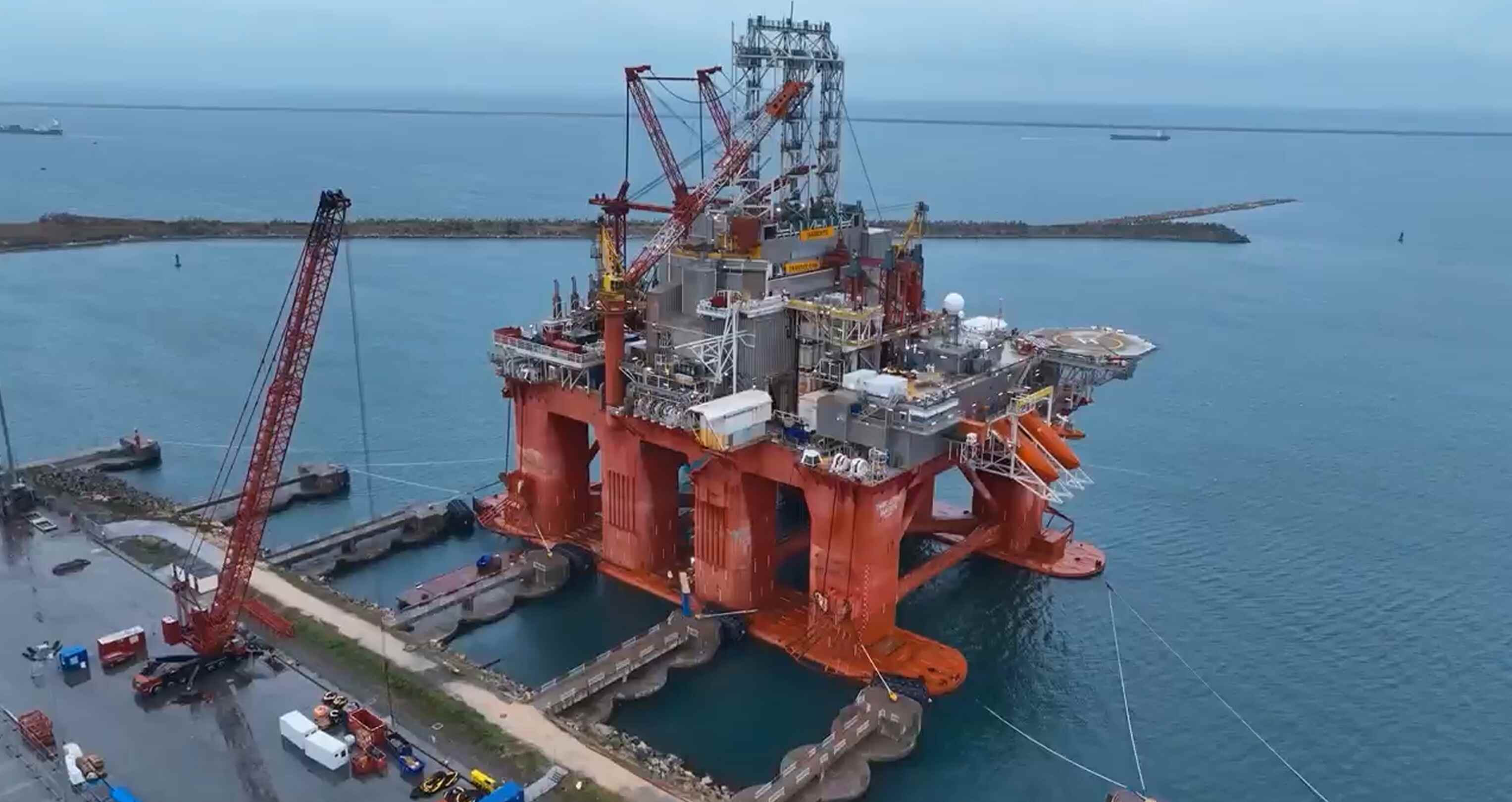 Transocean Barents rig is on drilling duty with OMV Petrom in Romanian Black Sea; Source: OMV Petrom