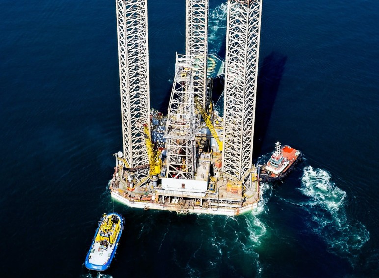 A jack-up rig