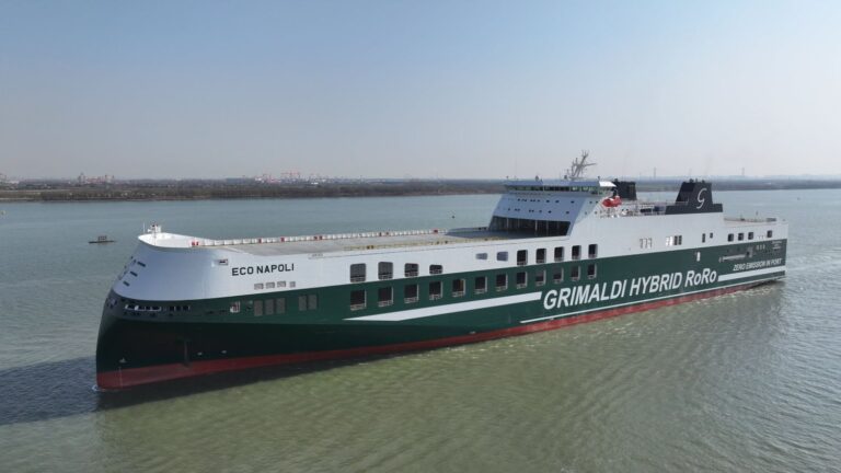 Newest hybrid RoRo ship rounds off Grimaldi's GG5G fleet