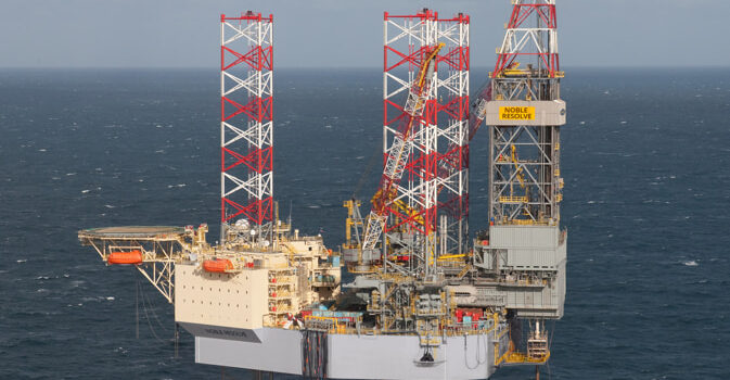Noble Resolve jack-up rig; Source: Noble