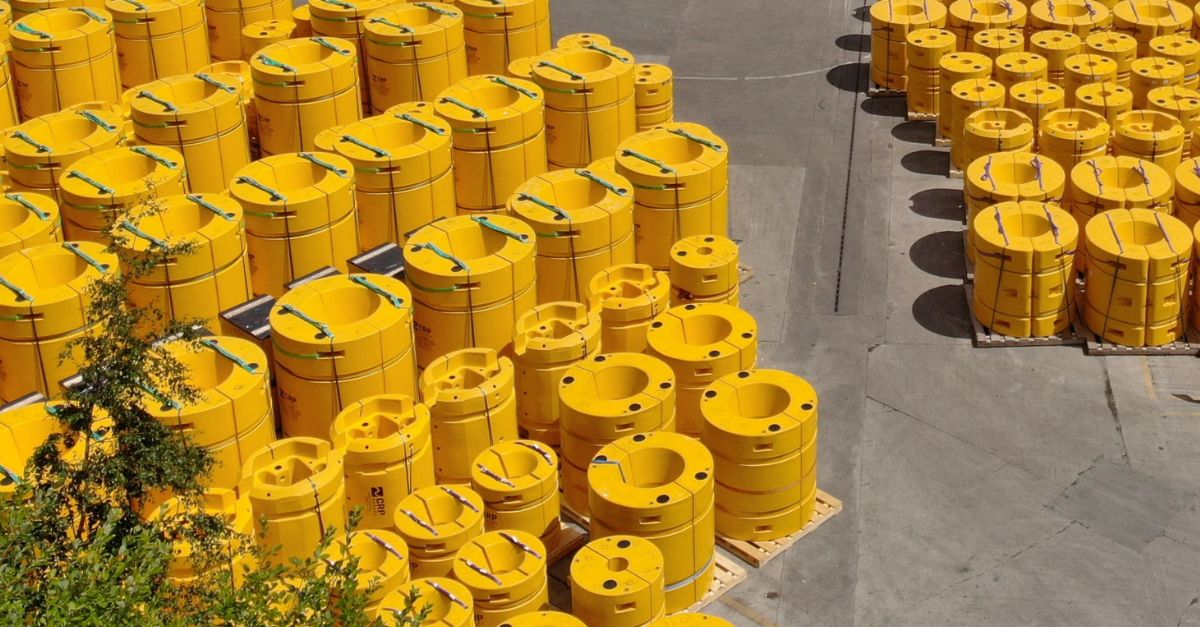UK-made buoyancy modules make their way to Eastern Mediterranean natural gas project