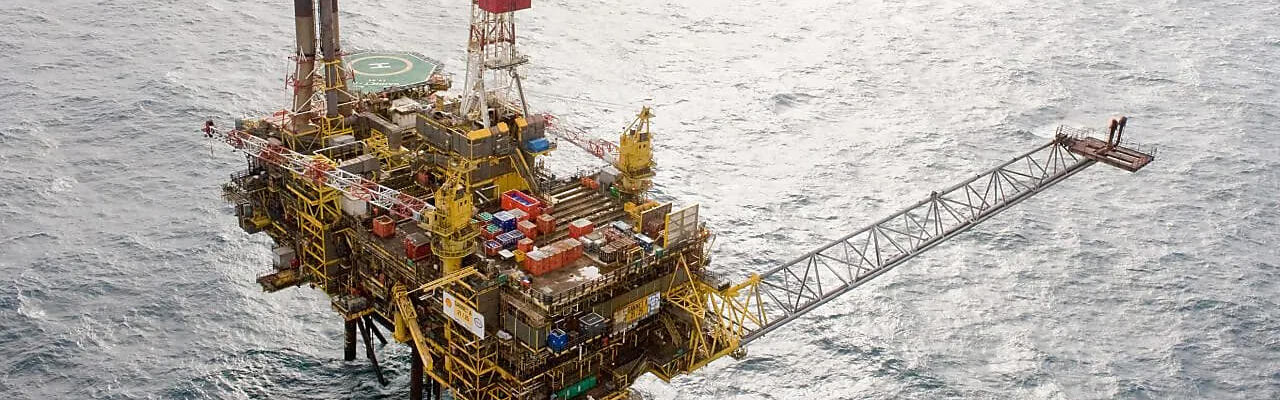 Gannet platform in North Sea; Source: Shell