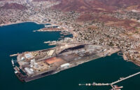 Rendering of the proposed LNG terminal; Source: LNG Alliance