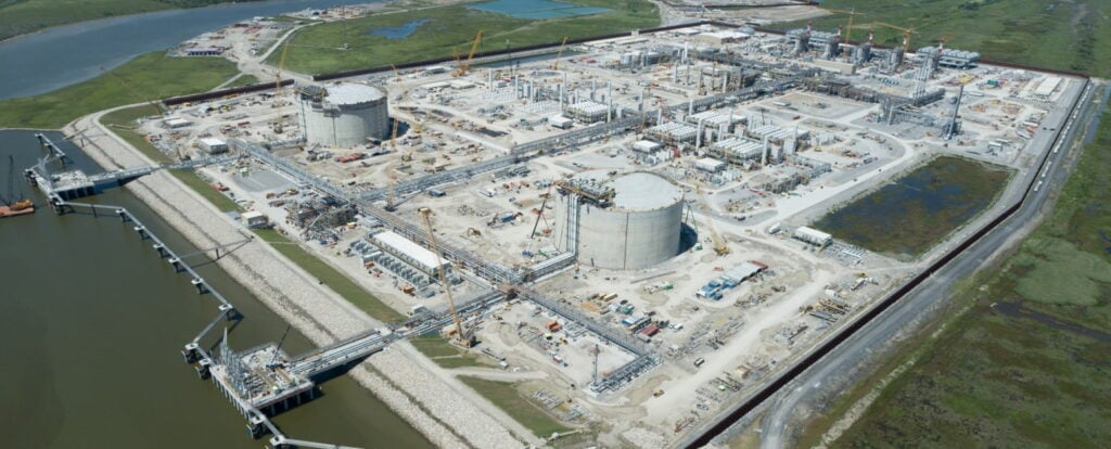 Calcasieu Pass LNG facility; Source: Venture Global LNG